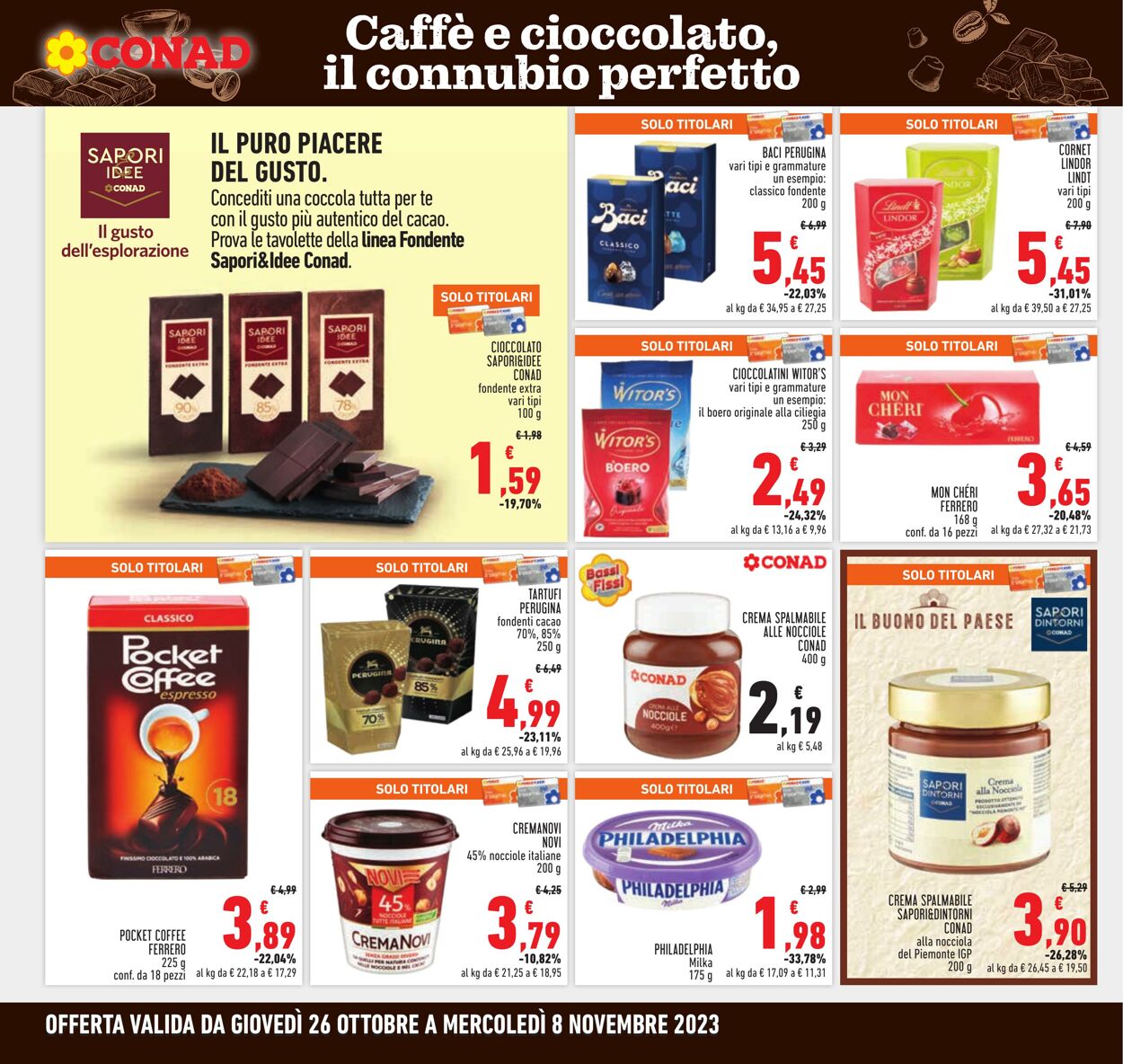 Volantino Conad 26.10.2023 - 08.11.2023