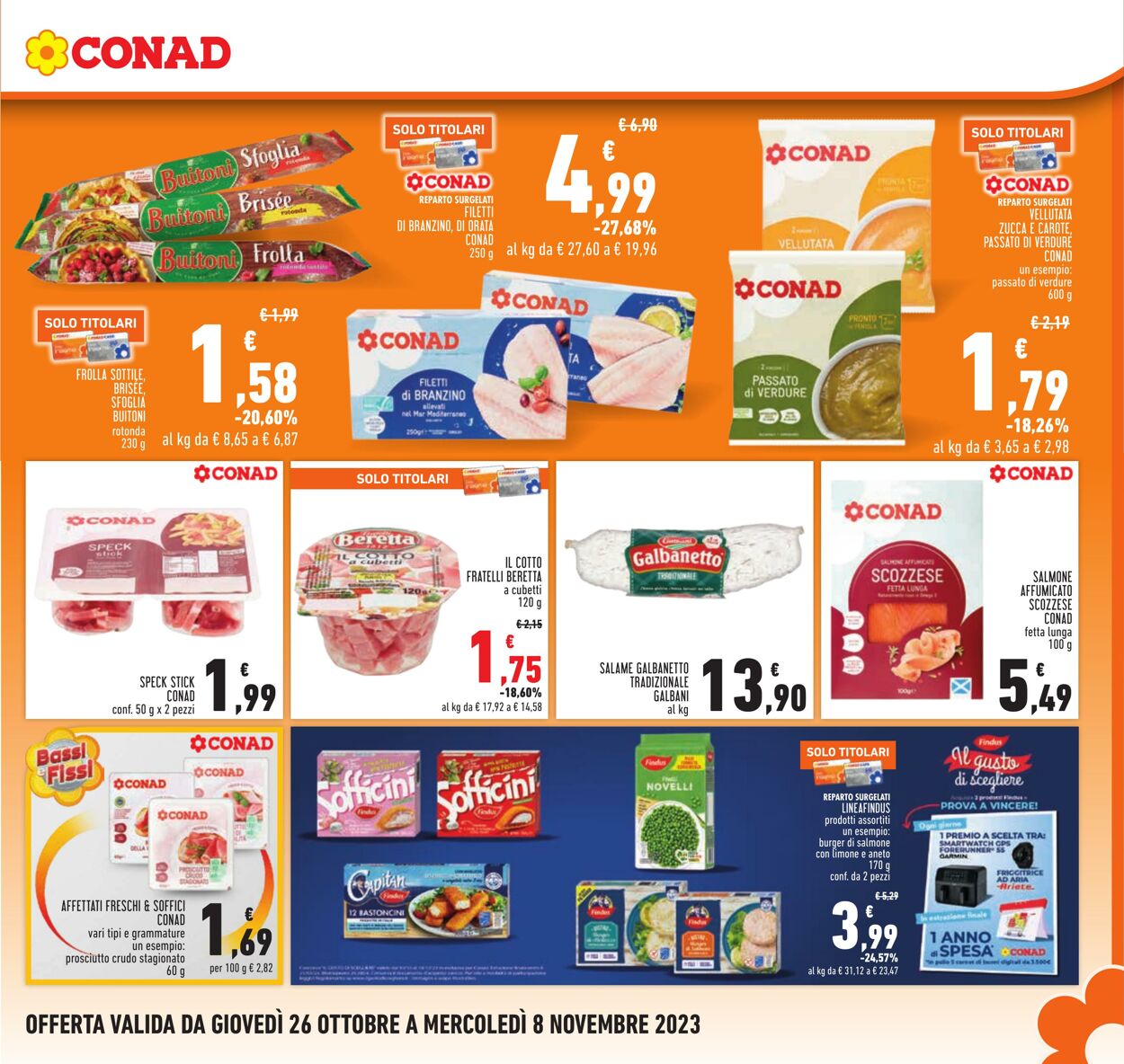 Volantino Conad 26.10.2023 - 08.11.2023