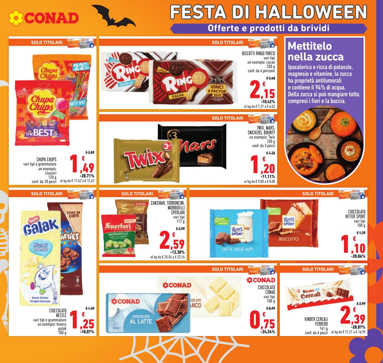 Volantino Conad 26.10.2023 - 08.11.2023