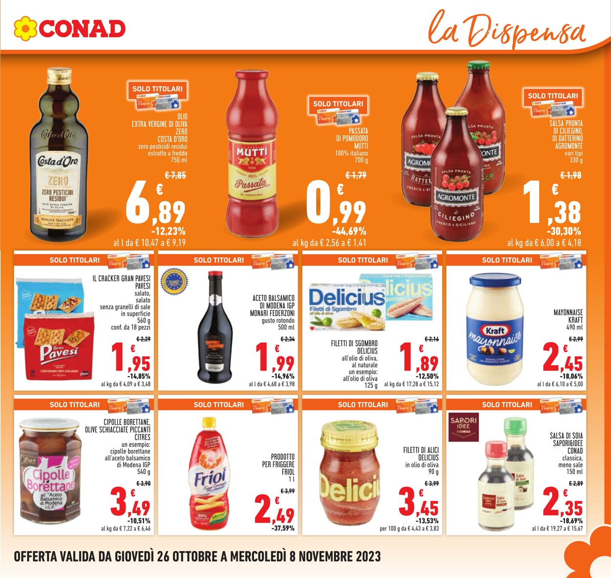 Conad Volantino Promozionale - City - Torino - Valido da 26.10 a 08.11 -  Pagina N. 18 