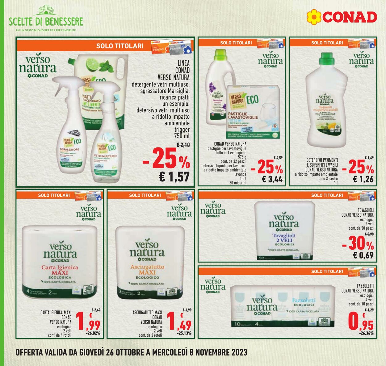 Volantino Conad 26.10.2023 - 08.11.2023