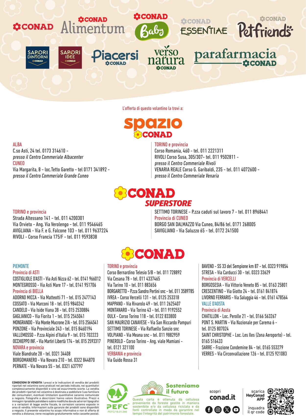 Volantino Conad 25.07.2024 - 07.08.2024