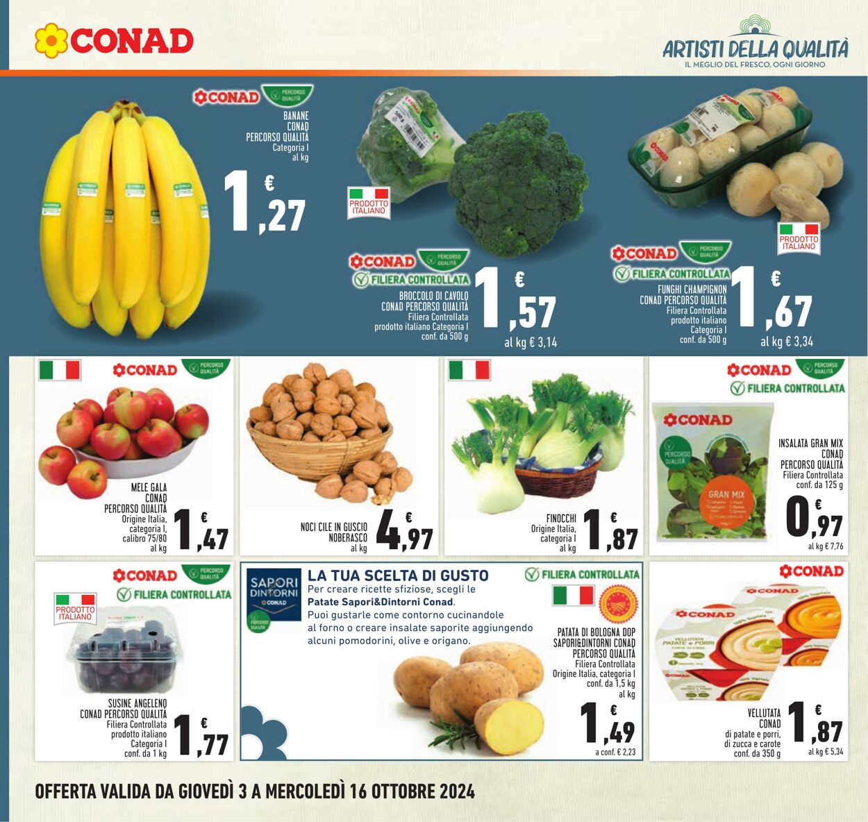 Volantino Conad 03.09.2024 - 16.10.2024