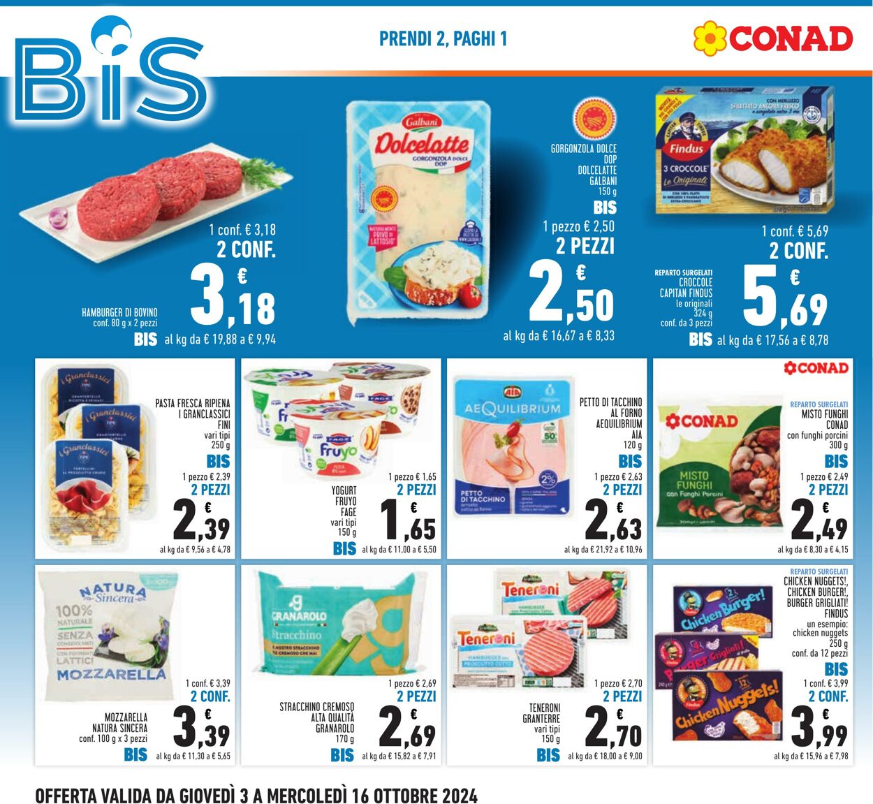 Volantino Conad 03.09.2024 - 16.10.2024