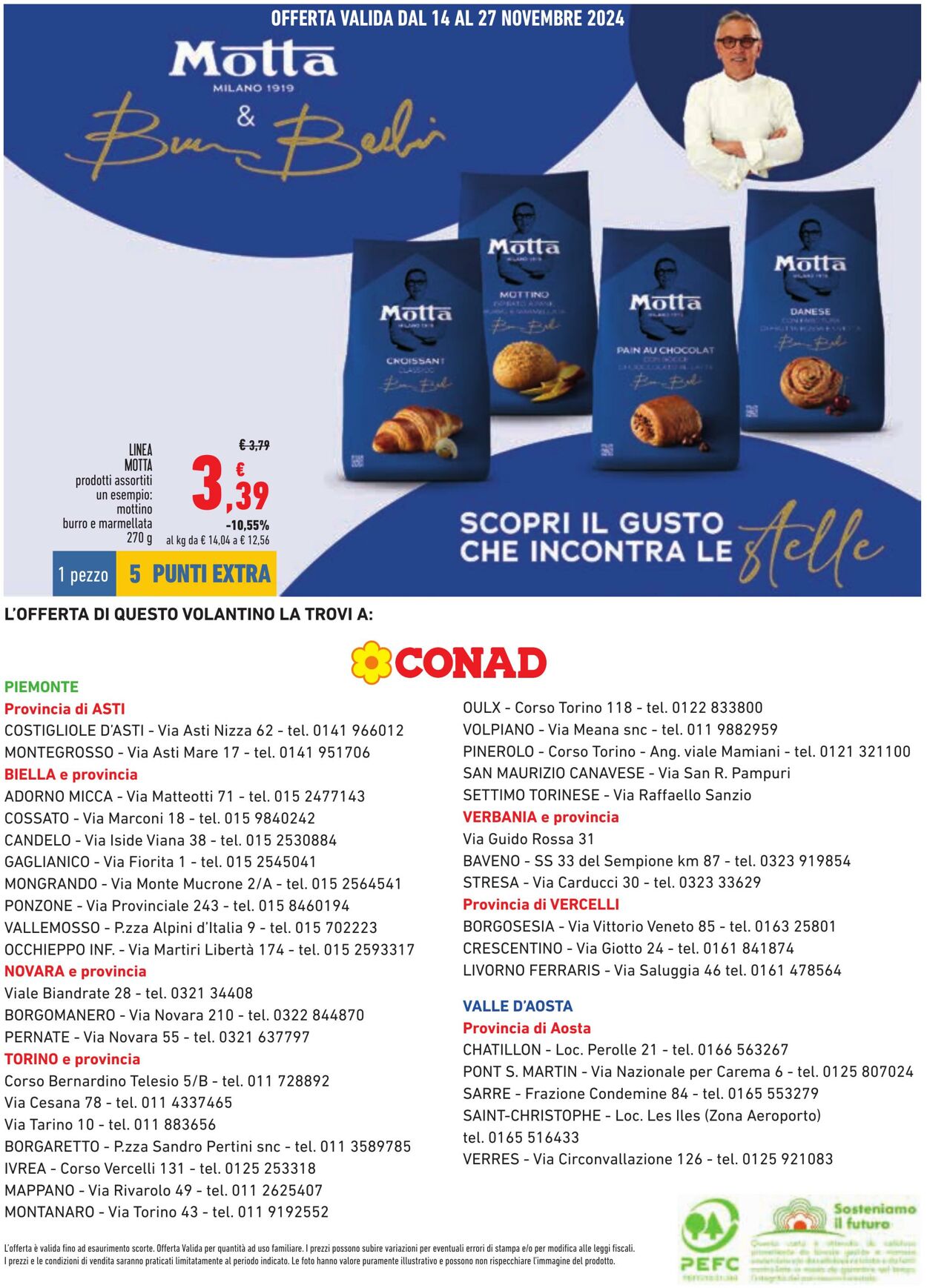 Volantino Conad 31.10.2024 - 27.11.2024