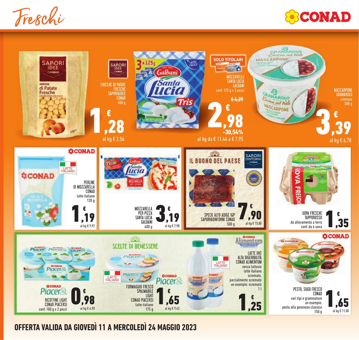 Volantino Conad 11.05.2023 - 24.05.2023