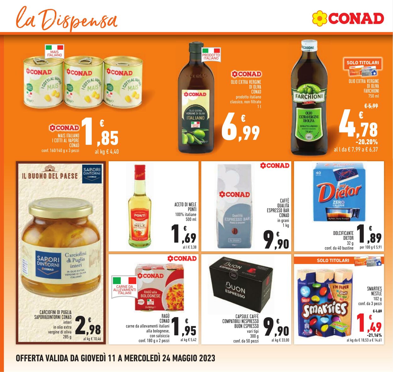 Volantino Conad 11.05.2023 - 24.05.2023