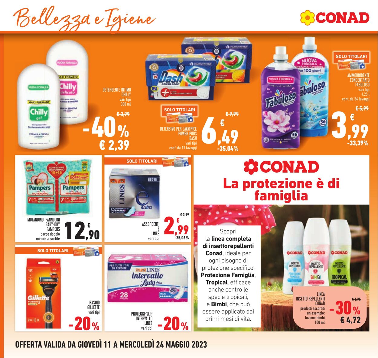 Volantino Conad 11.05.2023 - 24.05.2023