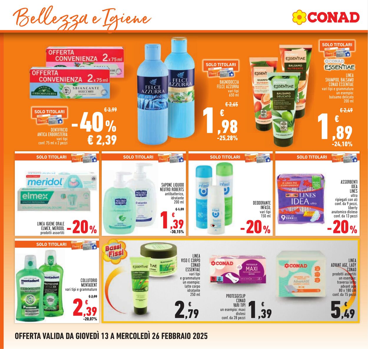 Volantino Conad 13.02.2025 - 26.02.2025