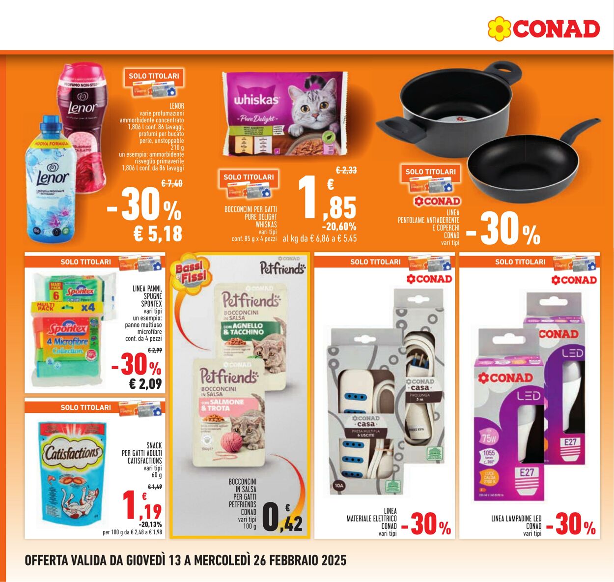 Volantino Conad 13.02.2025 - 26.02.2025