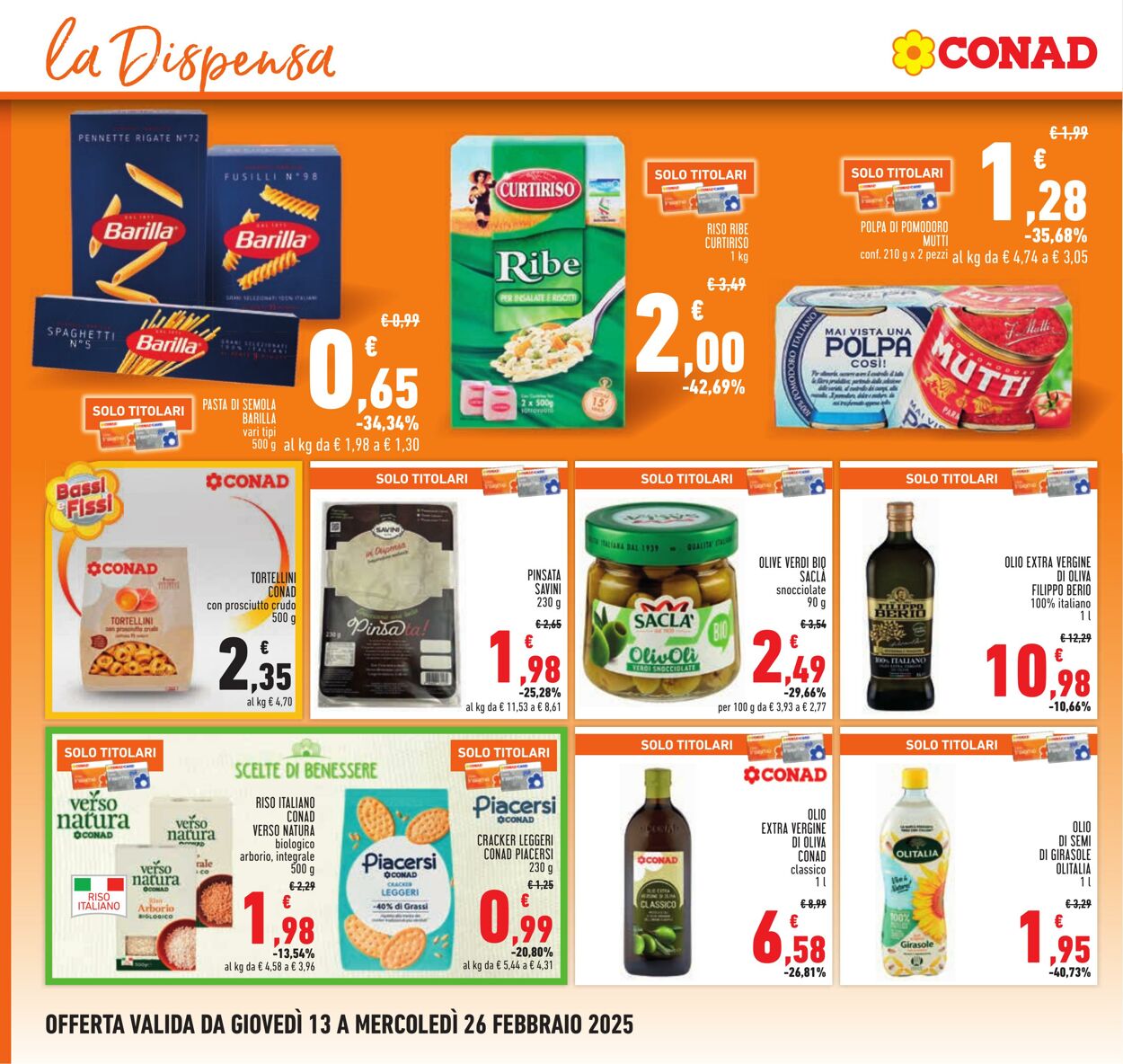 Volantino Conad 13.02.2025 - 26.02.2025