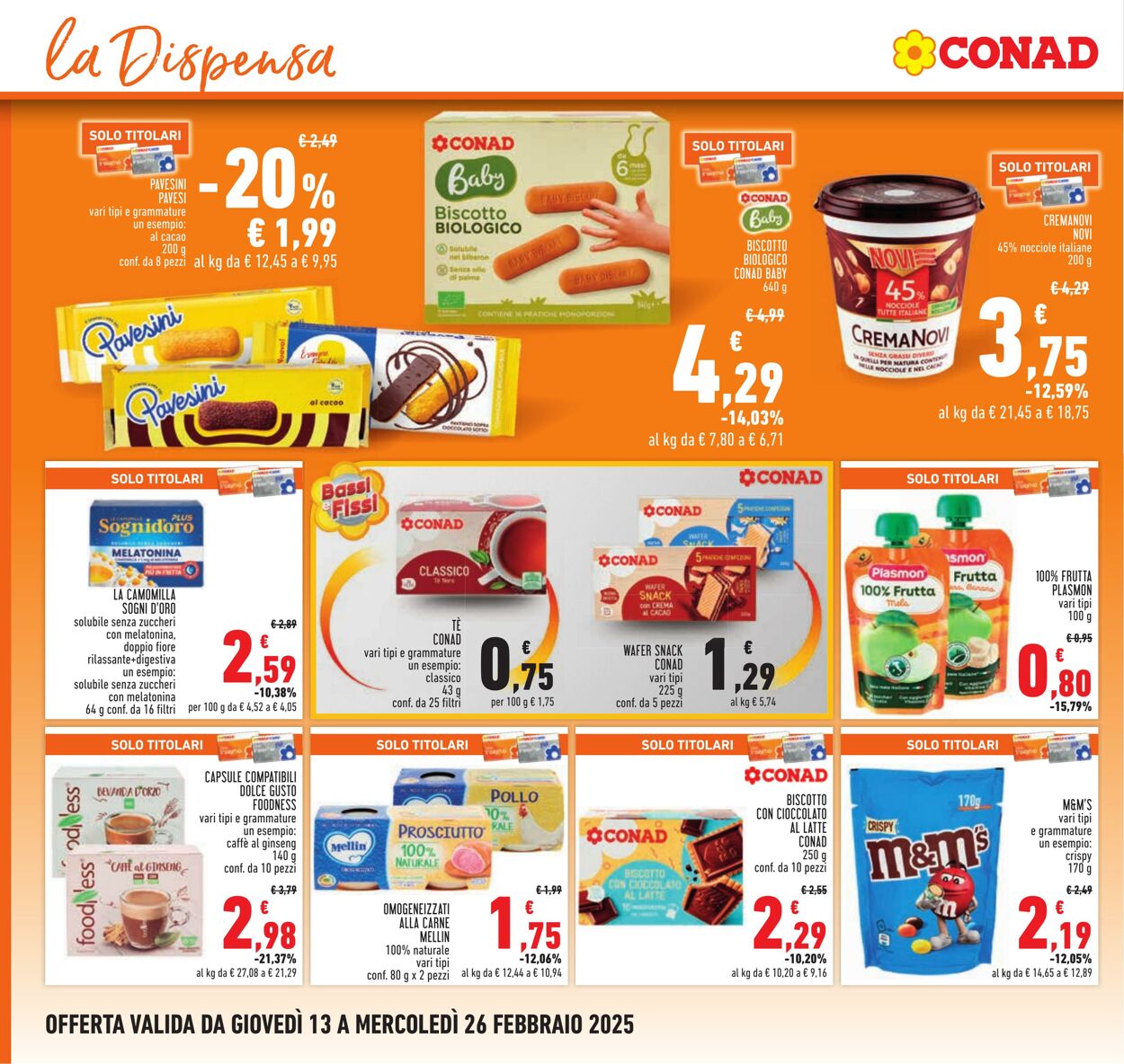 Volantino Conad 13.02.2025 - 26.02.2025