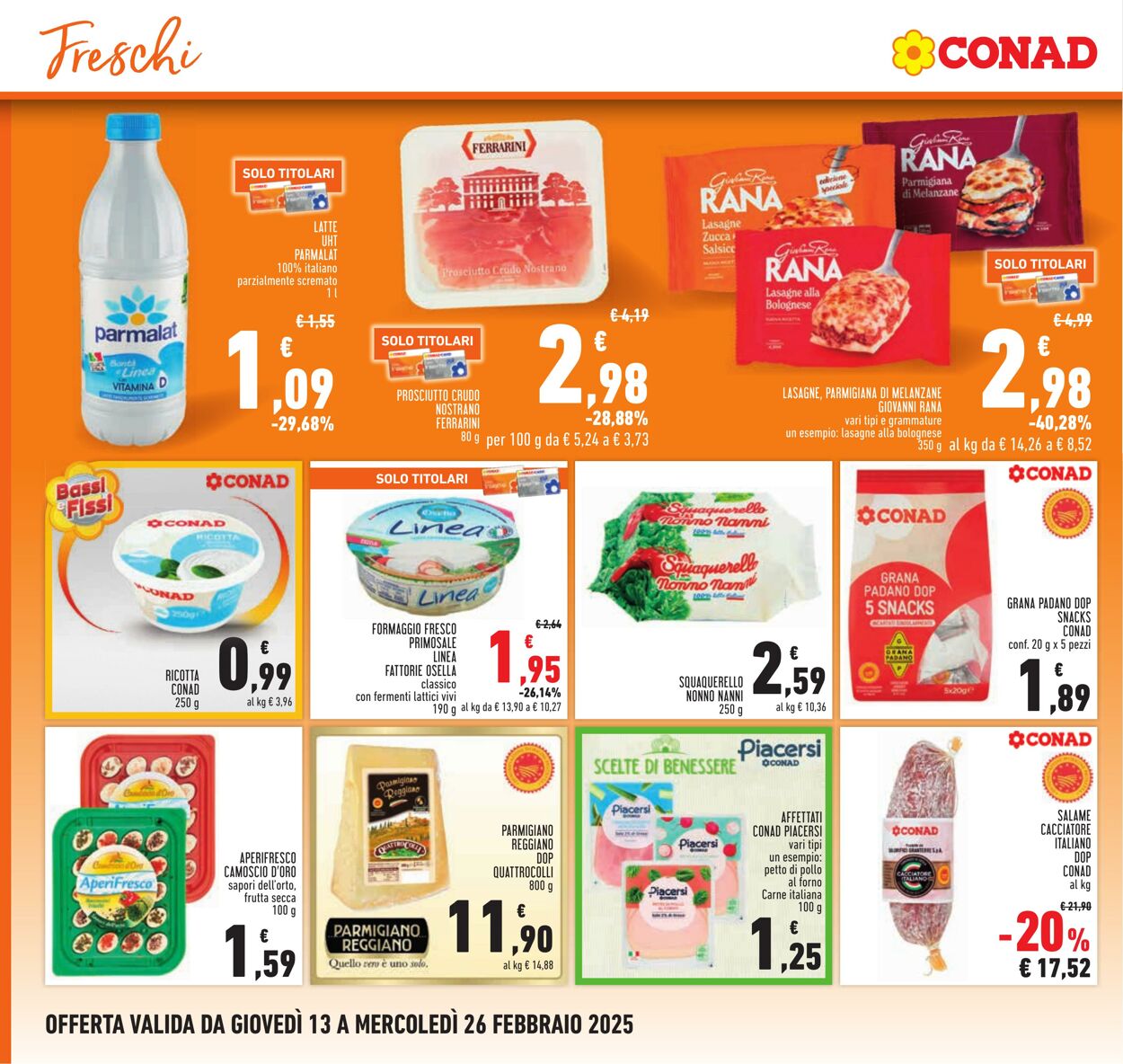 Volantino Conad 13.02.2025 - 26.02.2025