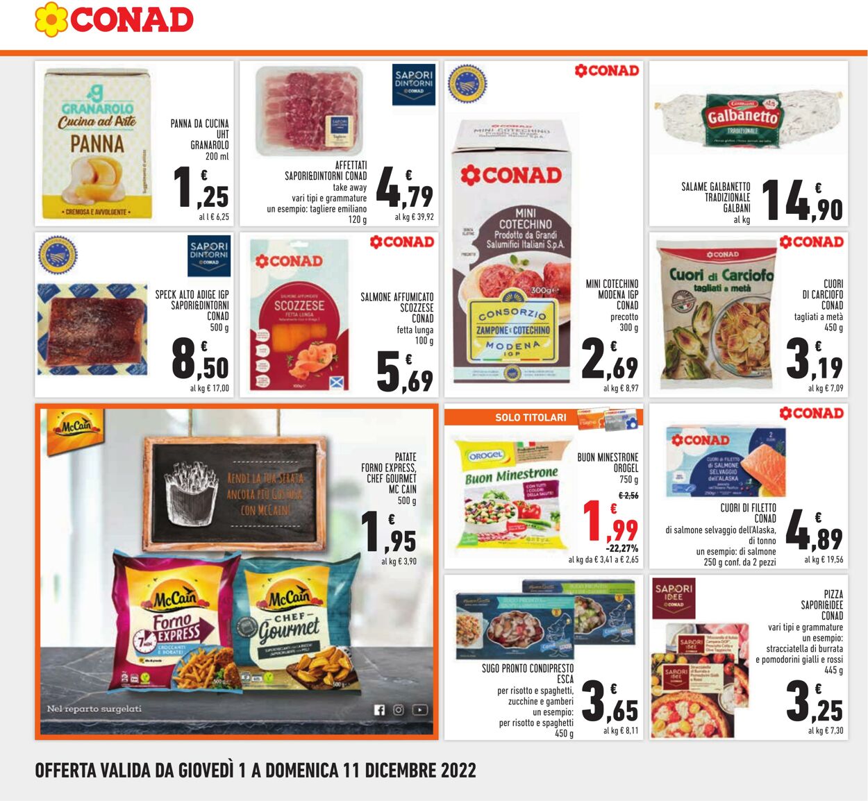 Volantino Conad 01.11.2022 - 11.12.2022