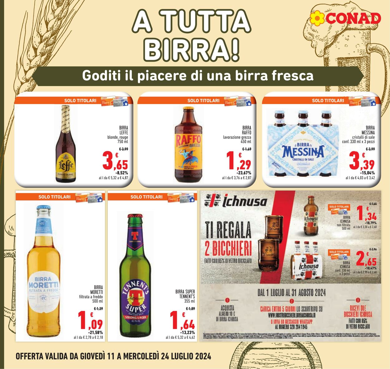 Volantino Conad 11.07.2024 - 24.07.2024