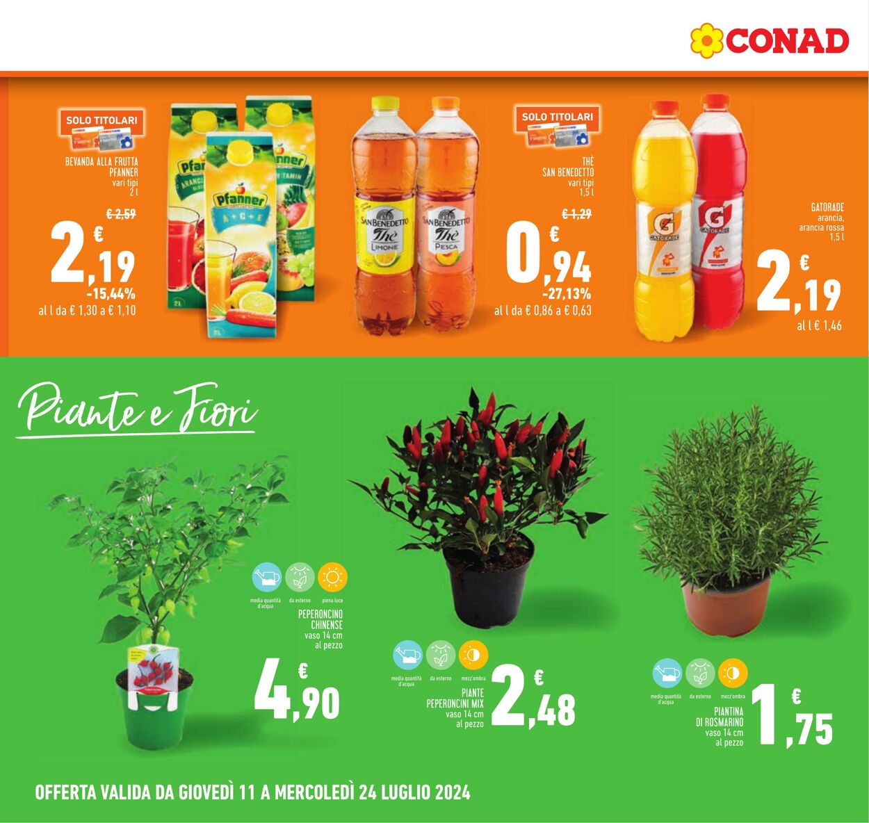 Volantino Conad 11.07.2024 - 24.07.2024