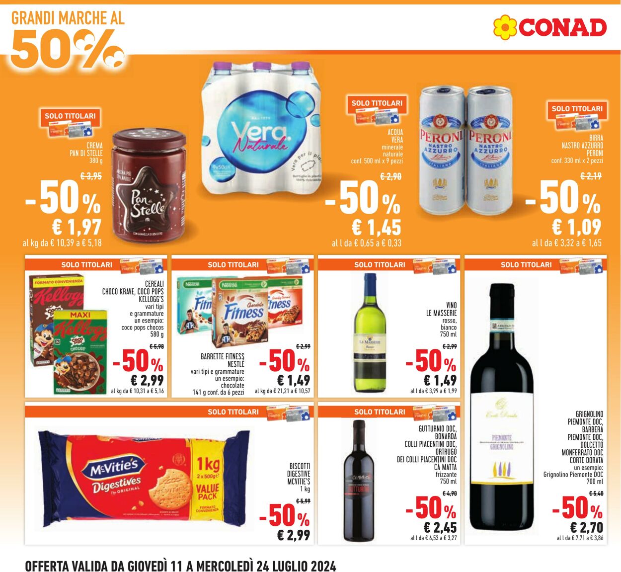 Volantino Conad 11.07.2024 - 24.07.2024