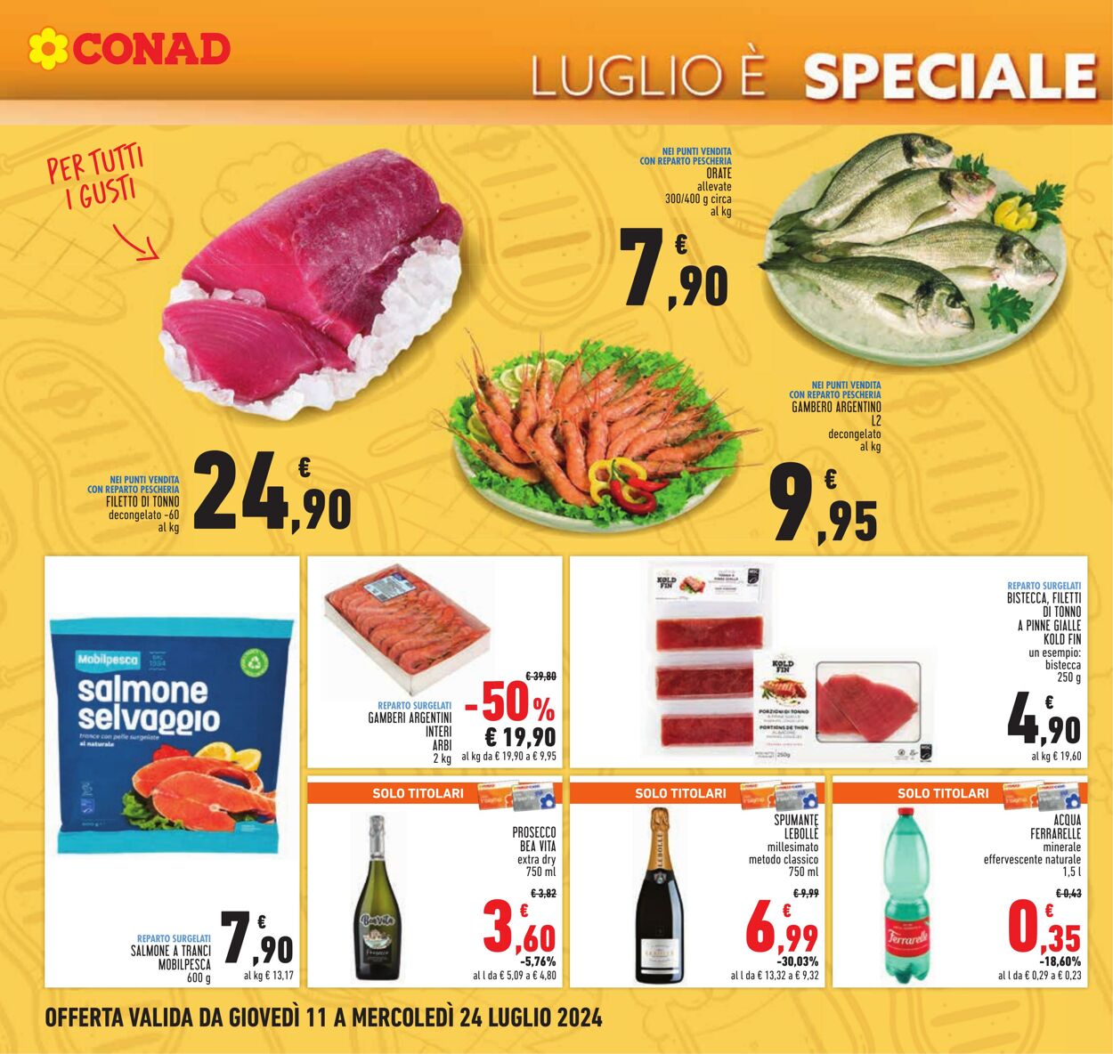 Volantino Conad 11.07.2024 - 24.07.2024