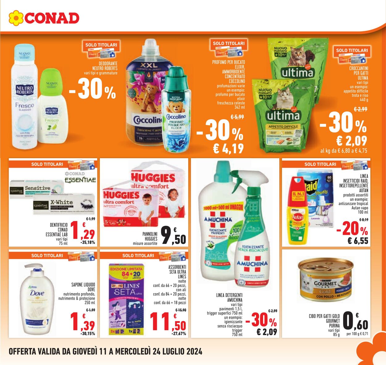 Volantino Conad 11.07.2024 - 24.07.2024