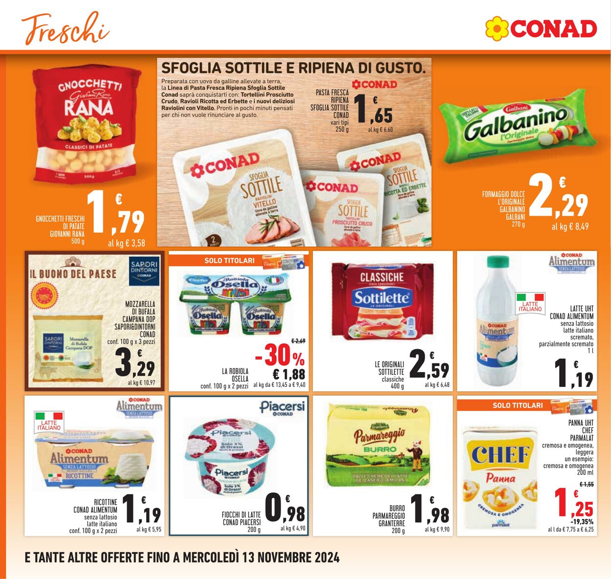 Volantino Conad 31.10.2024 - 13.11.2024