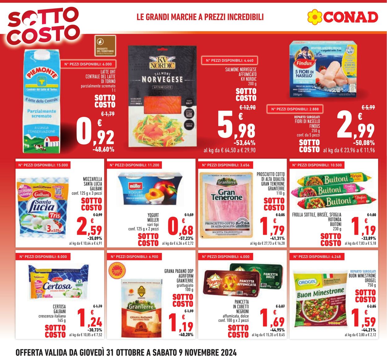 Volantino Conad 31.10.2024 - 13.11.2024