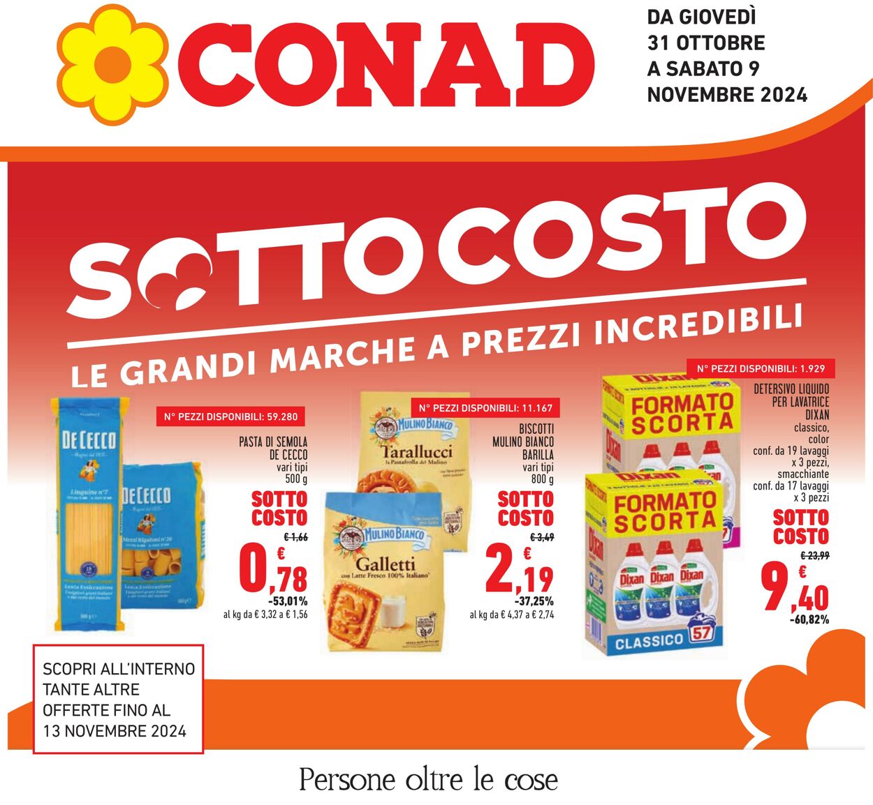 Volantino Conad 31.10.2024 - 13.11.2024