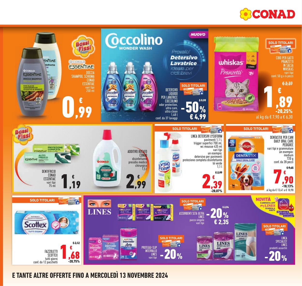 Volantino Conad 31.10.2024 - 13.11.2024