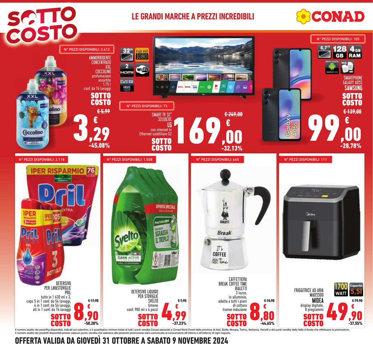 Volantino Conad 31.10.2024 - 13.11.2024