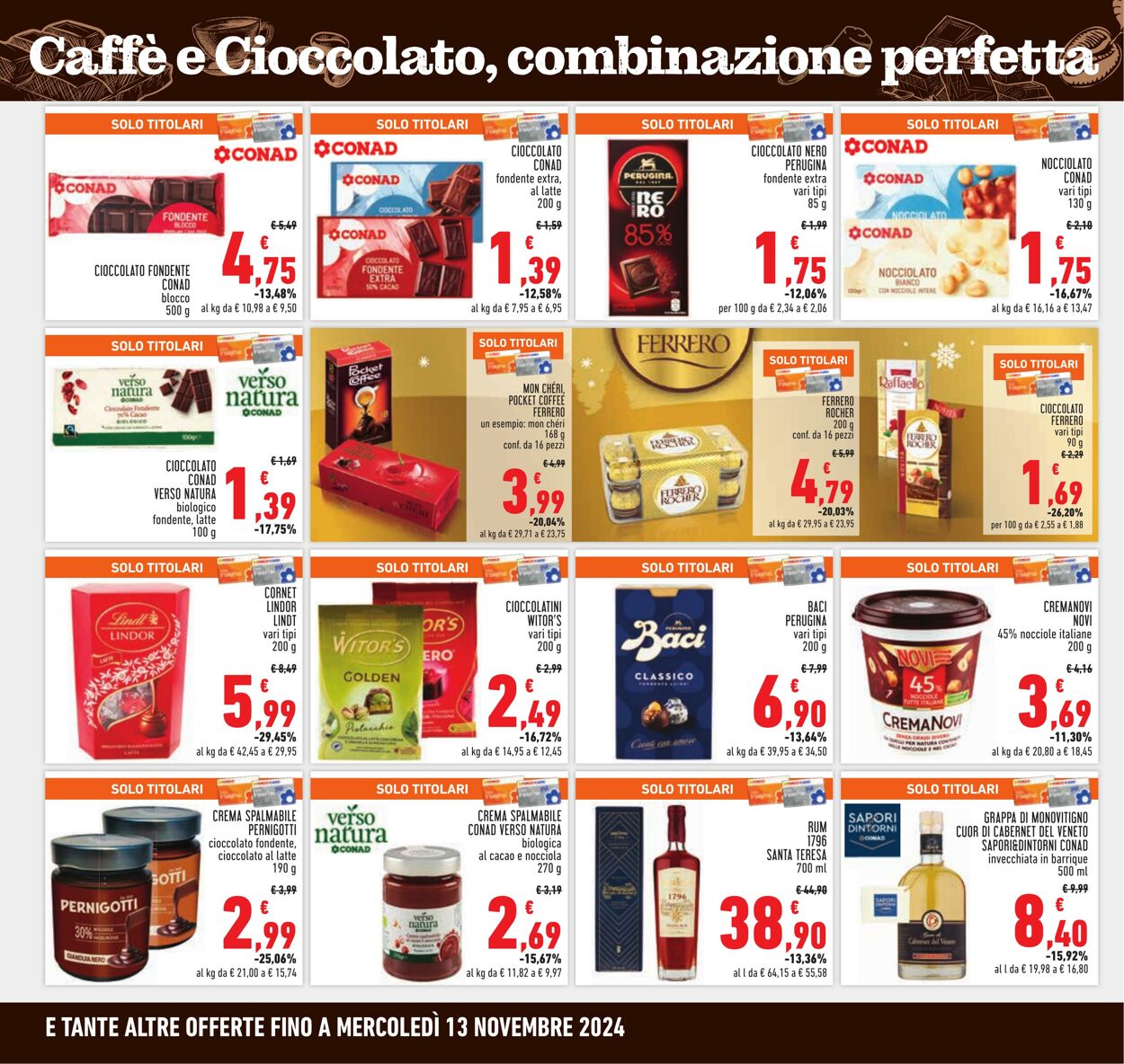 Volantino Conad 31.10.2024 - 13.11.2024