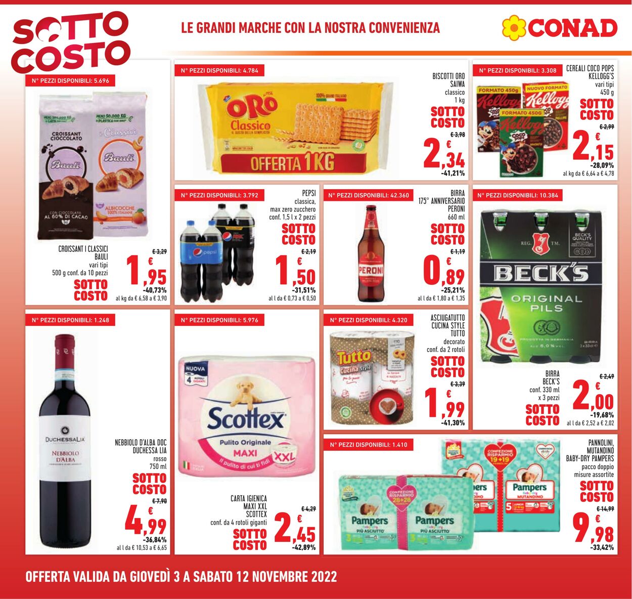 Volantino Conad 03.11.2022 - 16.11.2022