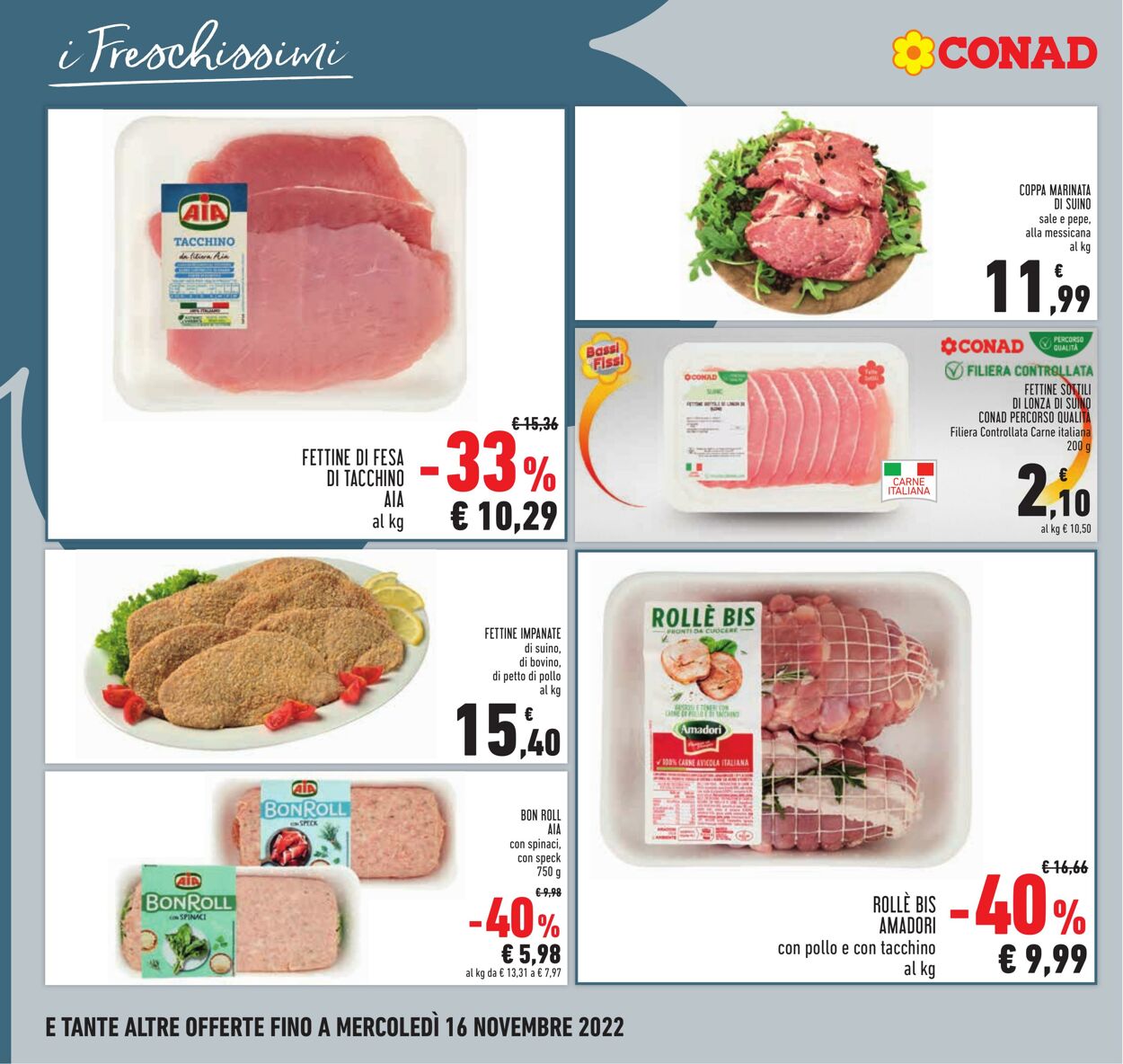 Volantino Conad 03.11.2022 - 16.11.2022