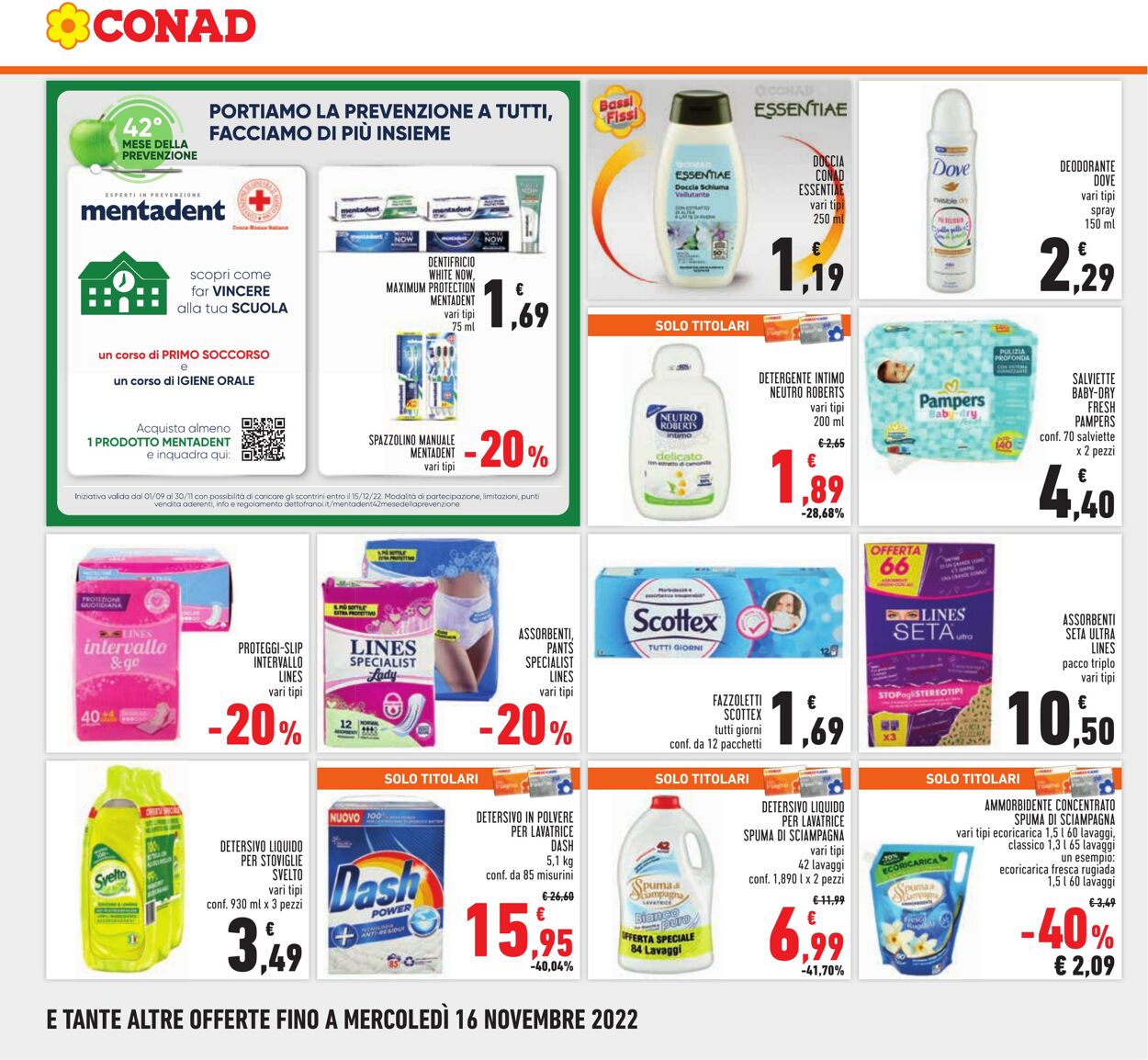 Volantino Conad 03.11.2022 - 16.11.2022