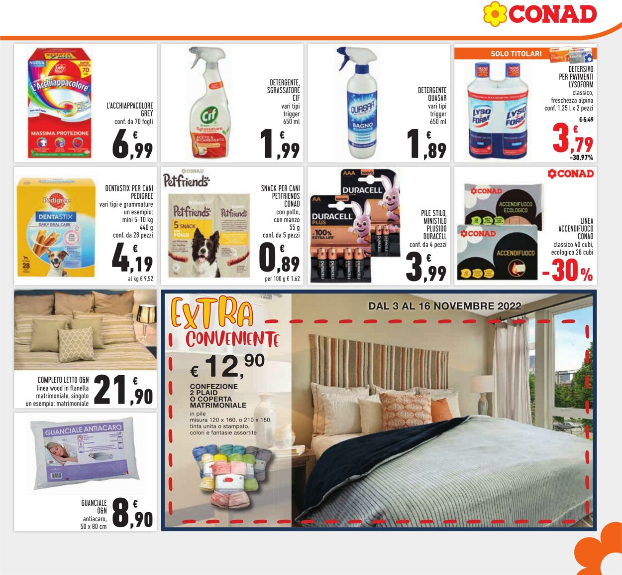 Volantino Conad 03.11.2022 - 16.11.2022