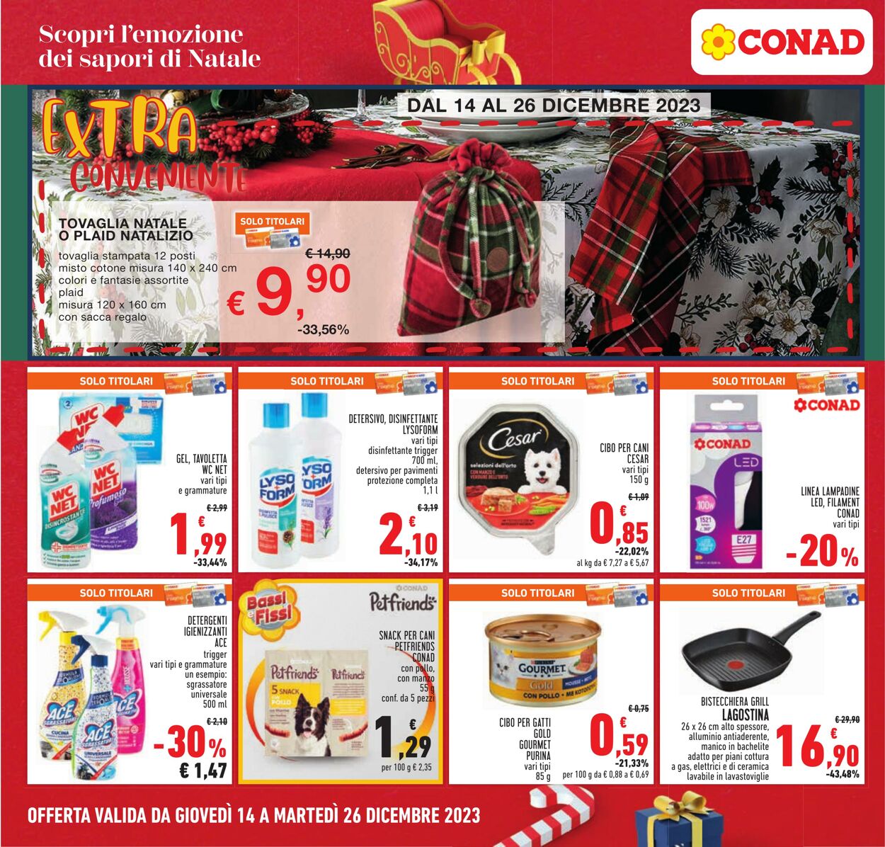 Volantino Conad 14.12.2023 - 26.12.2023