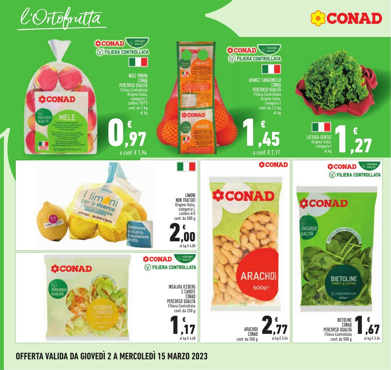 Volantino Conad 02.03.2023 - 15.03.2023