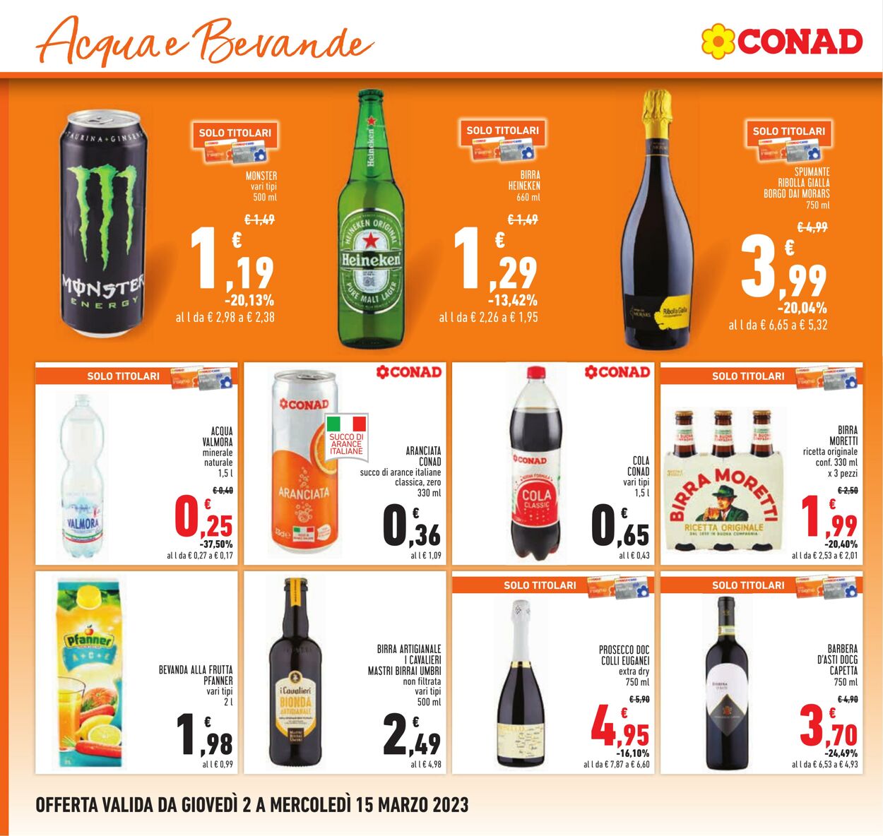 Volantino Conad 02.03.2023 - 15.03.2023