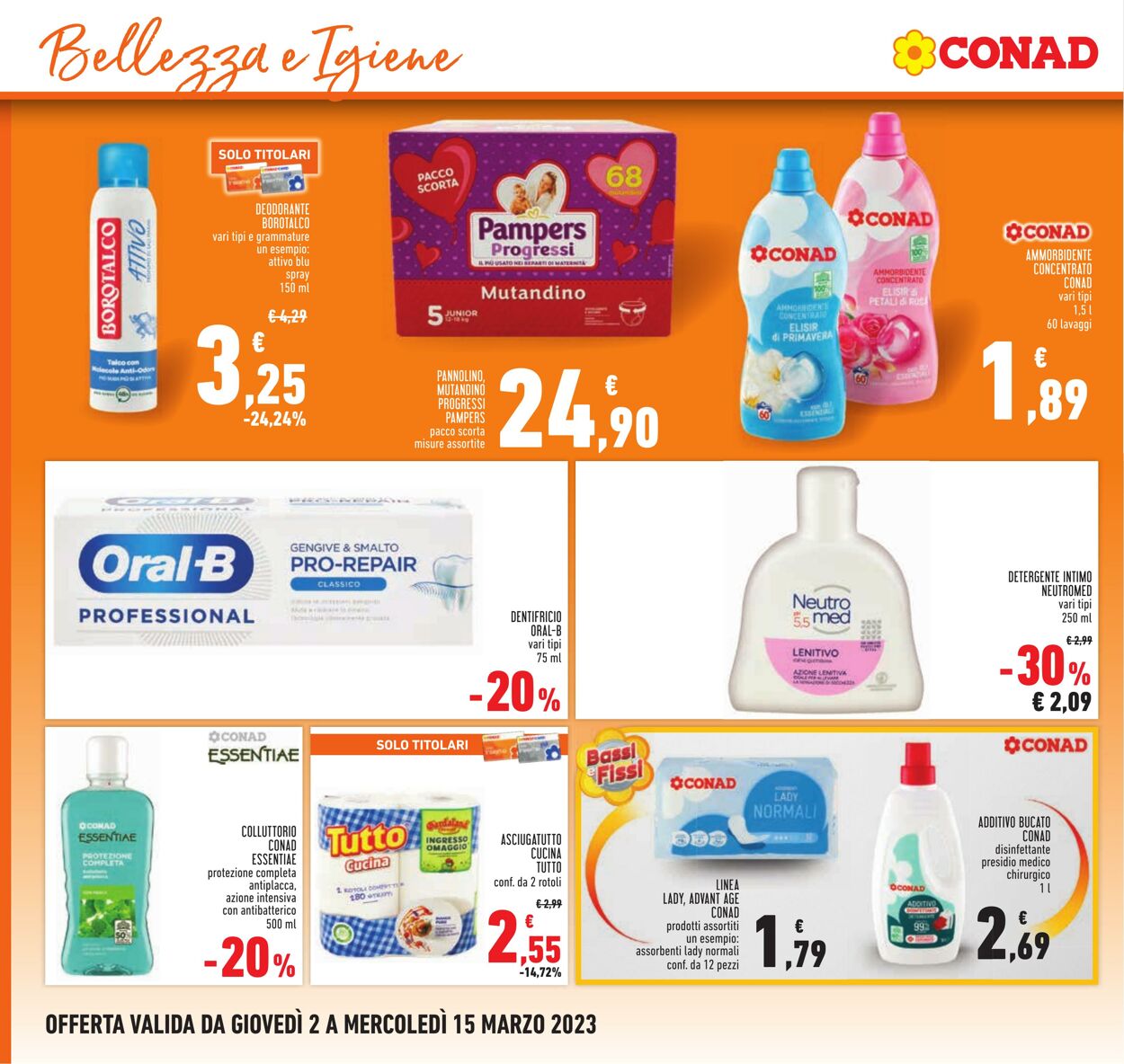 Volantino Conad 02.03.2023 - 15.03.2023