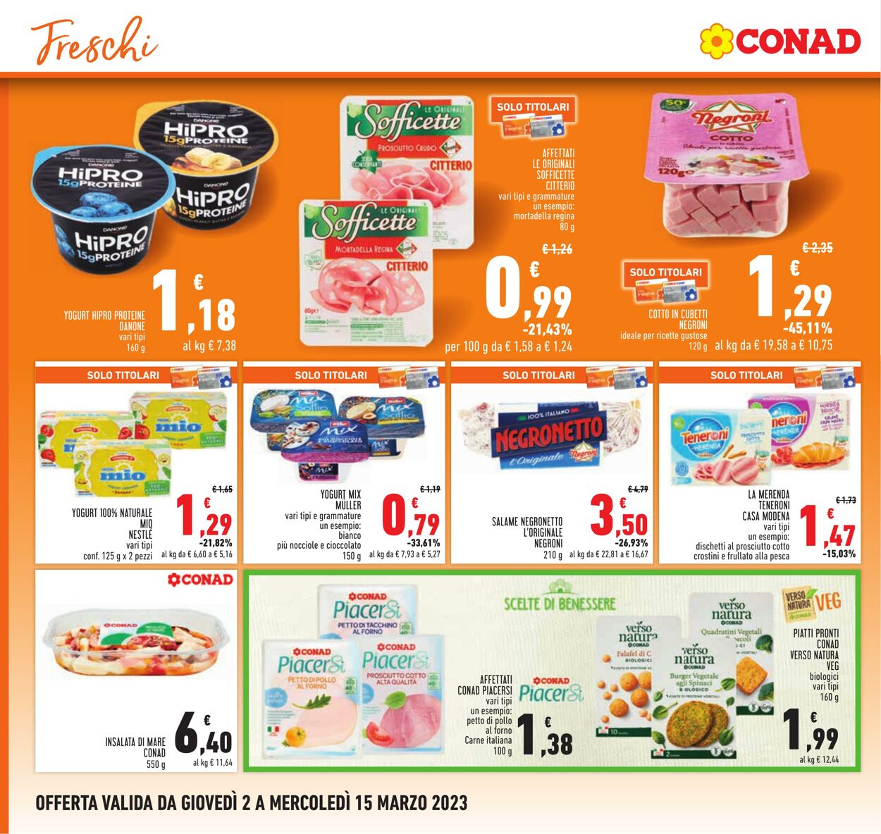 Volantino Conad 02.03.2023 - 15.03.2023