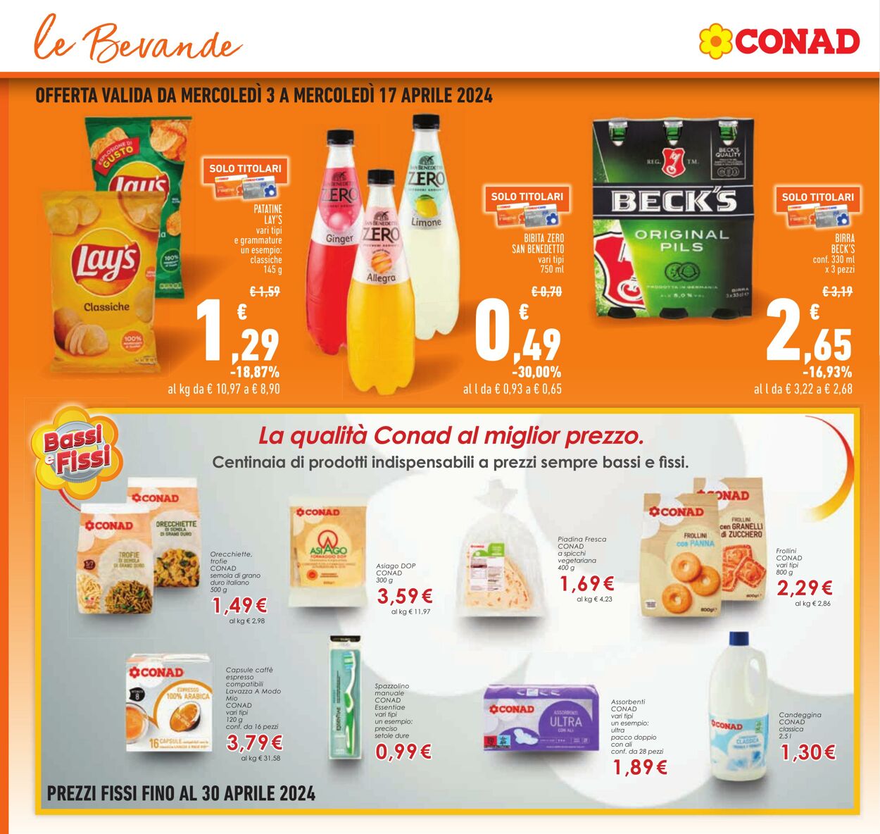 Volantino Conad 03.04.2024 - 17.04.2024