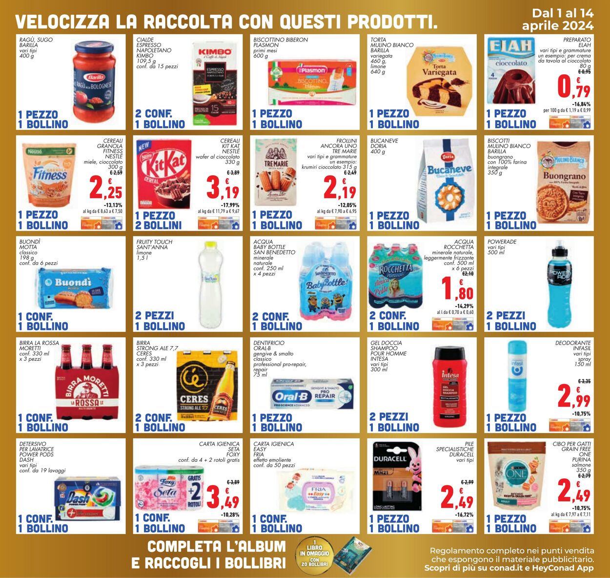 Volantino Conad 03.04.2024 - 17.04.2024