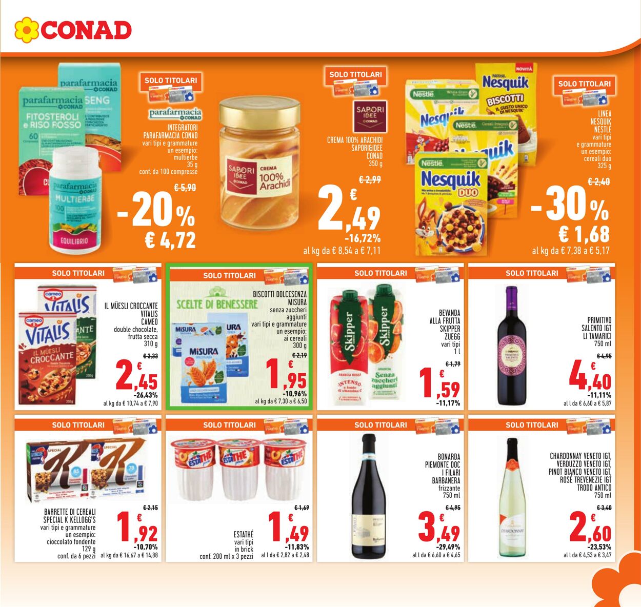 Volantino Conad 03.04.2024 - 17.04.2024