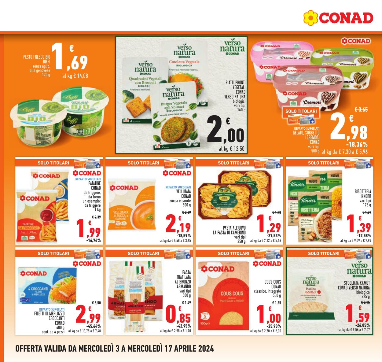 Volantino Conad 03.04.2024 - 17.04.2024