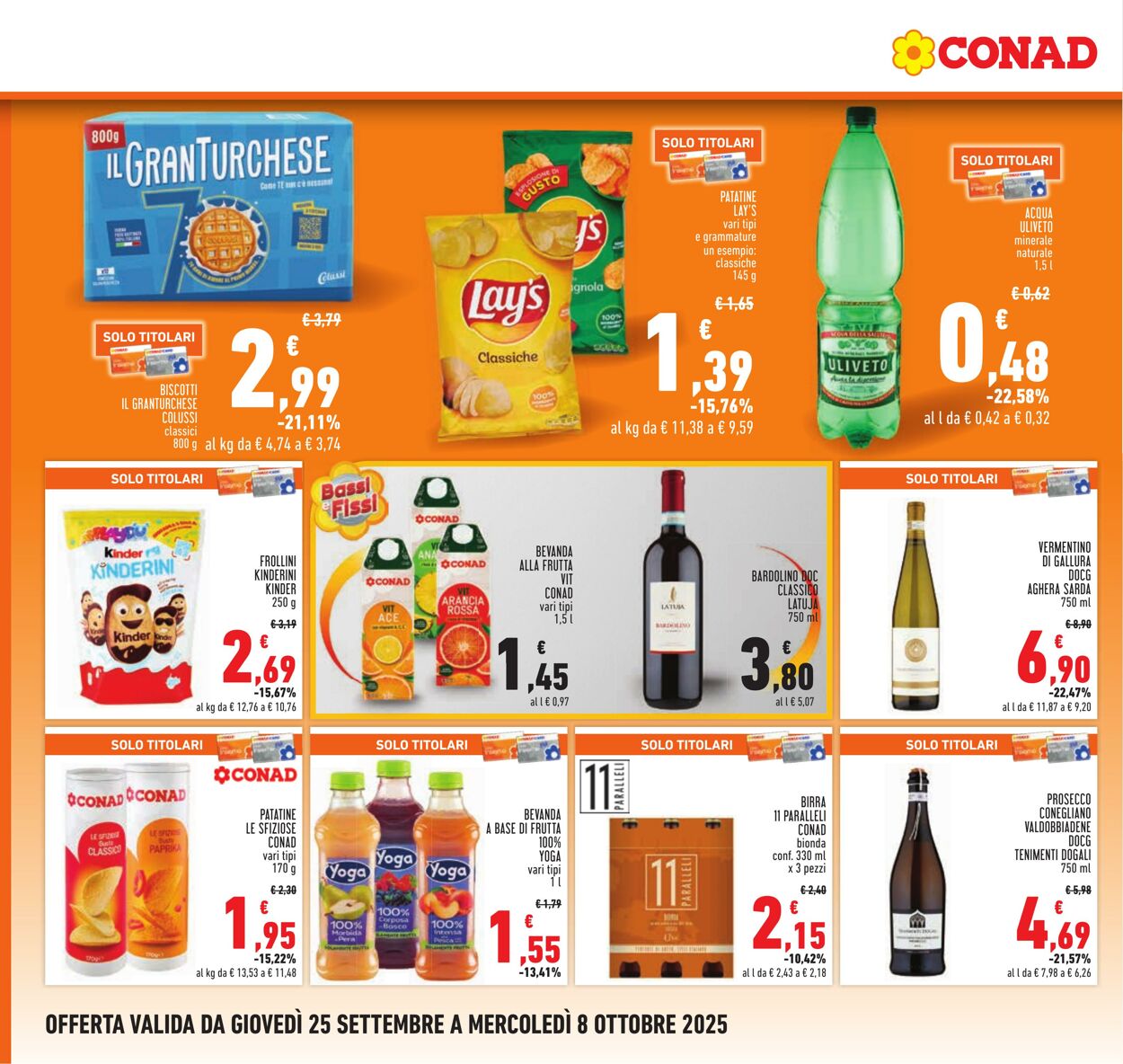 Volantino Conad 01.10.2025 - 01.10.2025