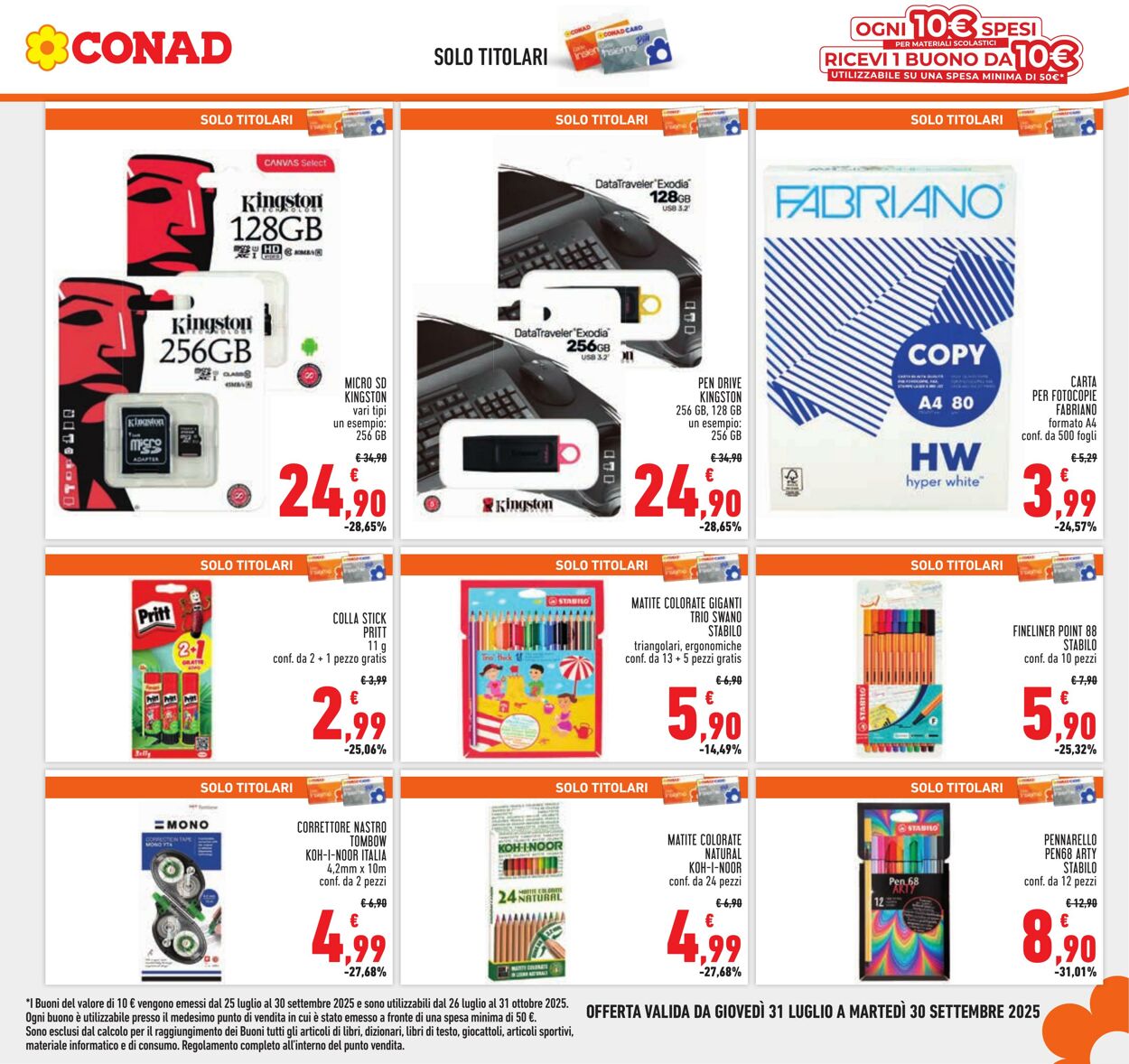 Volantino Conad 13.08.2025 - 13.08.2025