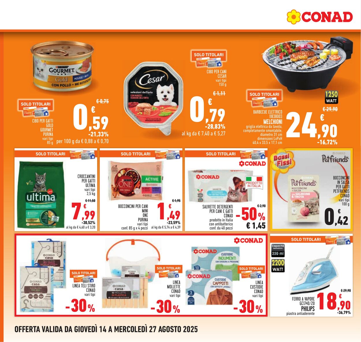 Volantino Conad 09.08.2025 - 09.08.2025