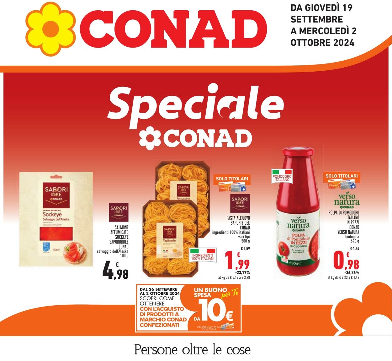 Volantino Conad 19.09.2024 - 02.10.2024