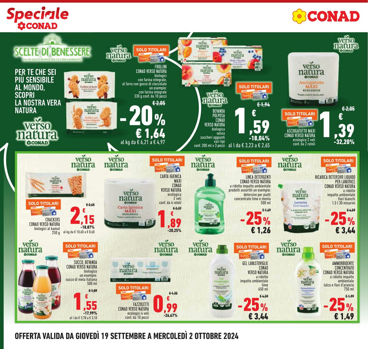 Volantino Conad 19.09.2024 - 02.10.2024