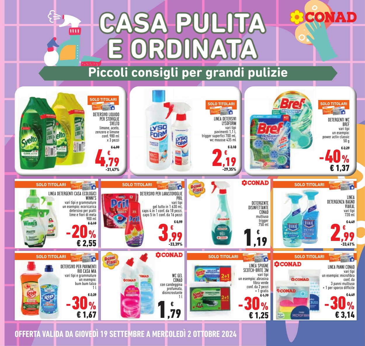 Volantino Conad 19.09.2024 - 02.10.2024