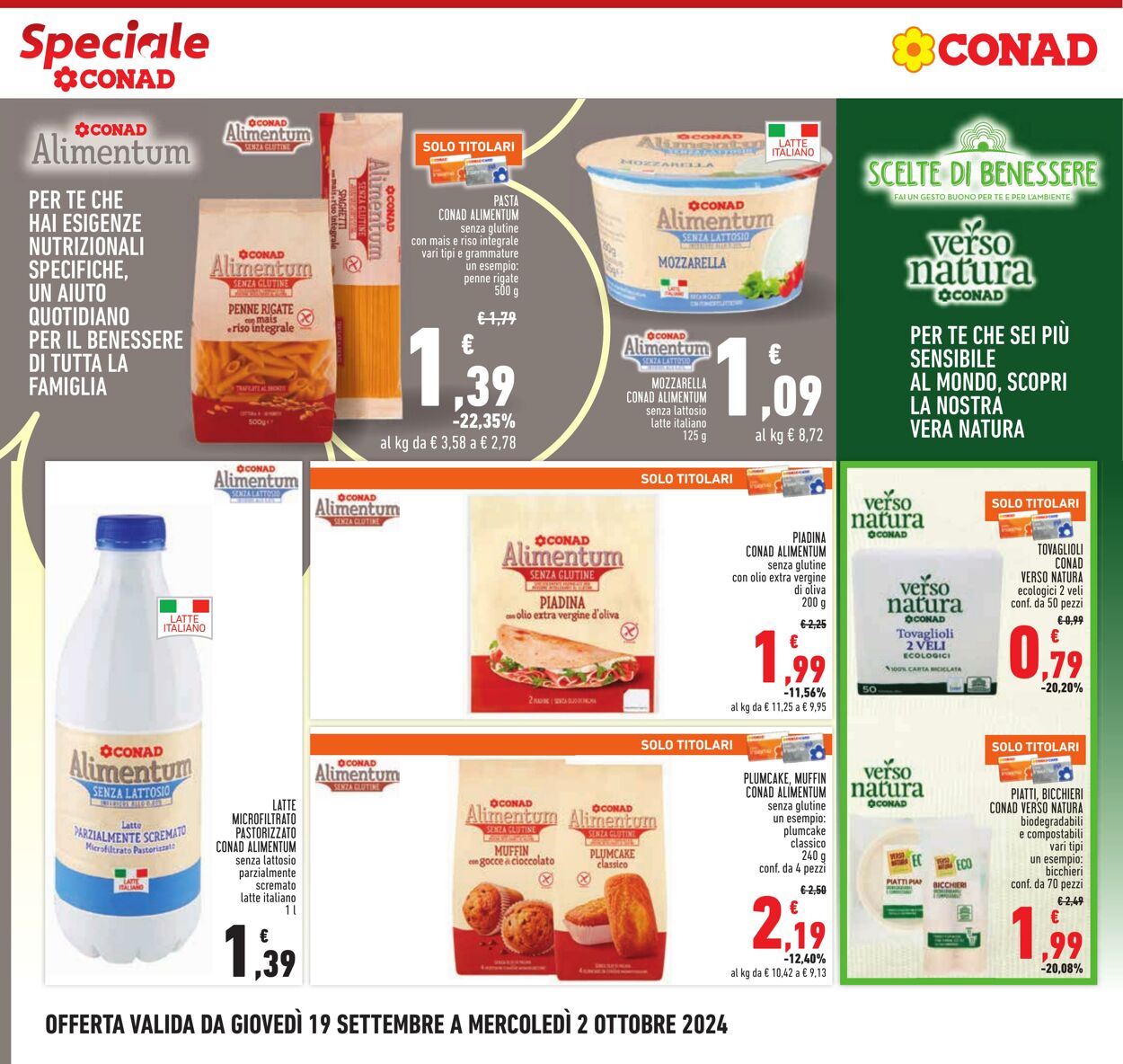 Volantino Conad 19.09.2024 - 02.10.2024