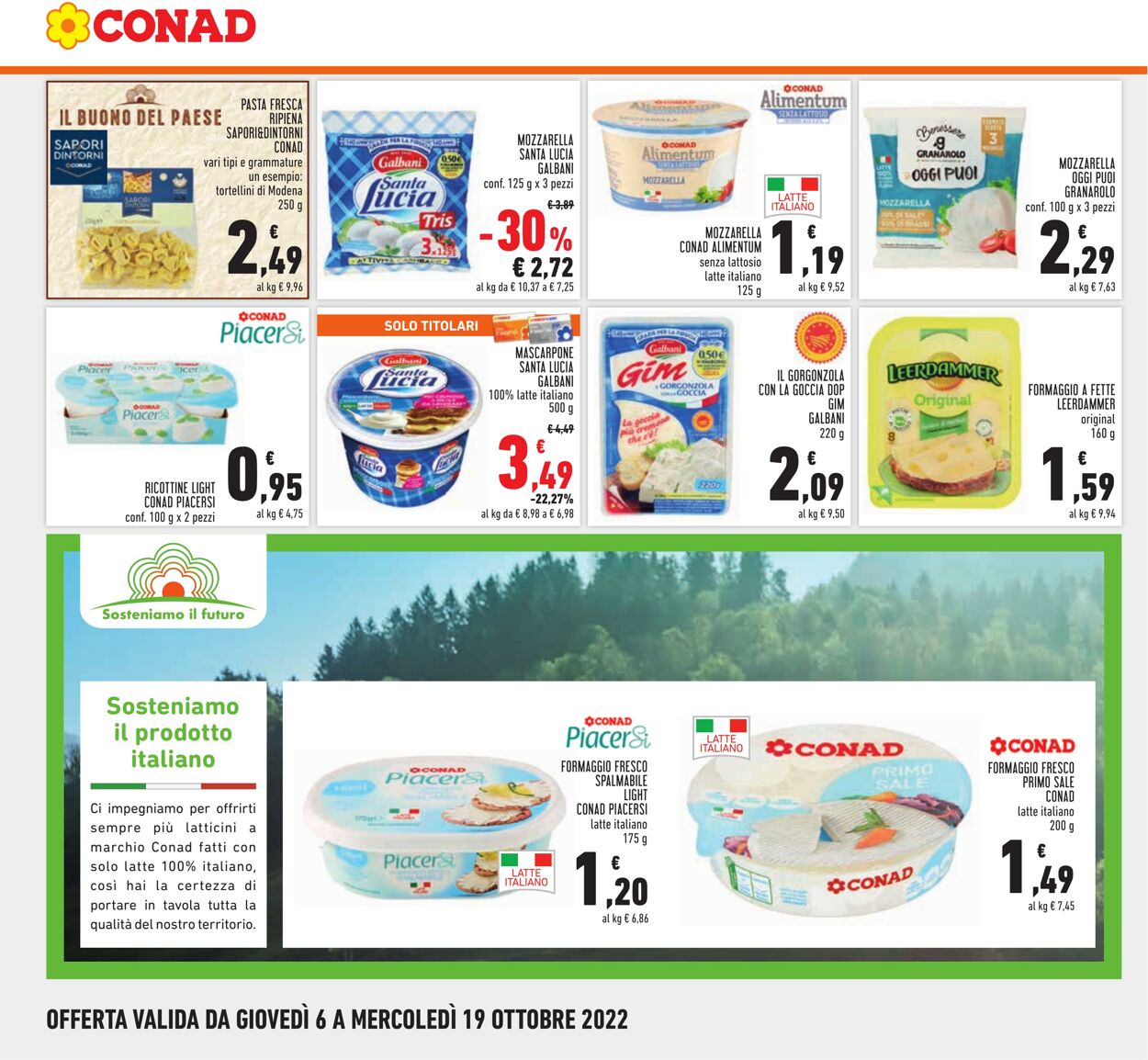 Volantino Conad 06.09.2022 - 19.10.2022